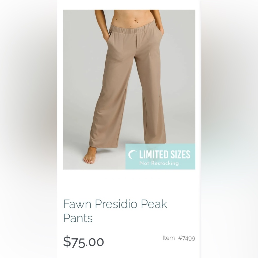 Fawn Presidio Peak Pants, size XXXL (16)